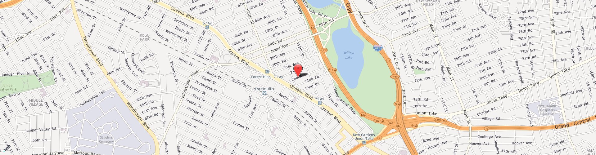 Location Map: 110-11 72nd Avenue Forest Hills, NY 11375